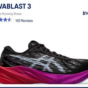 ASICS Novablast 3 Women’s athletic shoes- like new- size 7.5